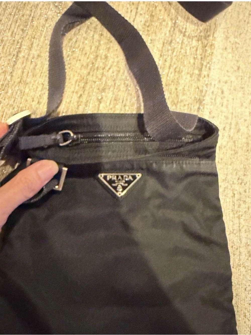 Prada Black Nylon Crossbody Bag - Picture 3 of 7